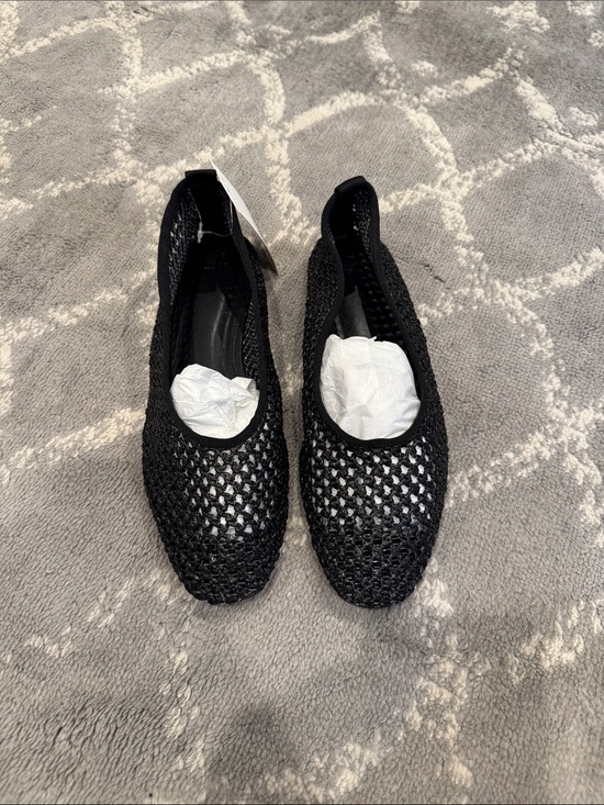 H&M Shoes - H&M Black Knit Slip-On Ballet Flats